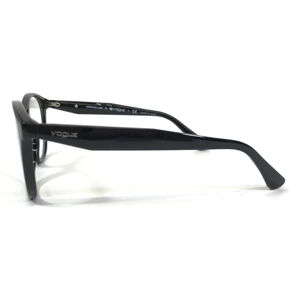 Vogue Eyeglasses Frames VO2988 W44 Black Round Cat Eye Full Rim 53-17-135